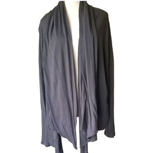 NWT DKNY Women's Plus High/Low  Cardigan with Attached Accent Scarf/Lapel  18/20